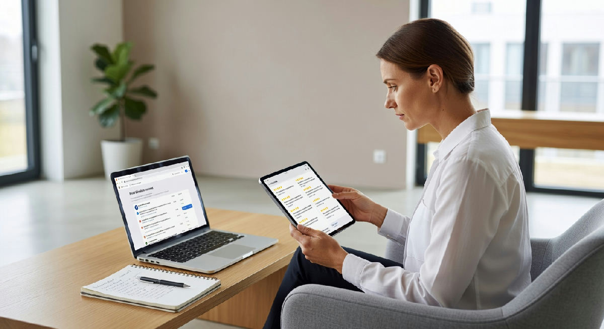 Een privé kliniek kiezen op basis van reviews